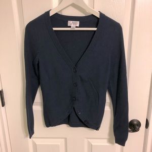 Ann Taylor LOFT Navy Cardigan